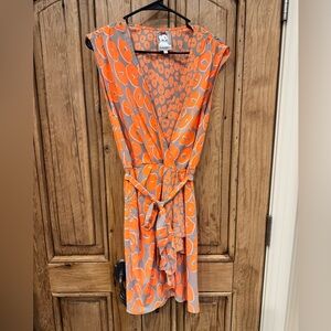 Yoana Baraschi neon orange cheetah print dress